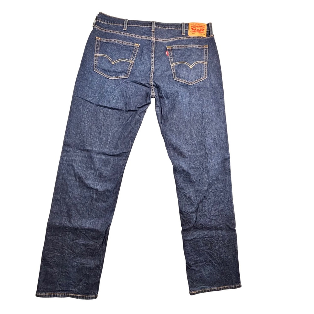 Levis 559 Relaxed Straight Leg Jeans Mens 38x34 Dark Wash Denim 00559-0598